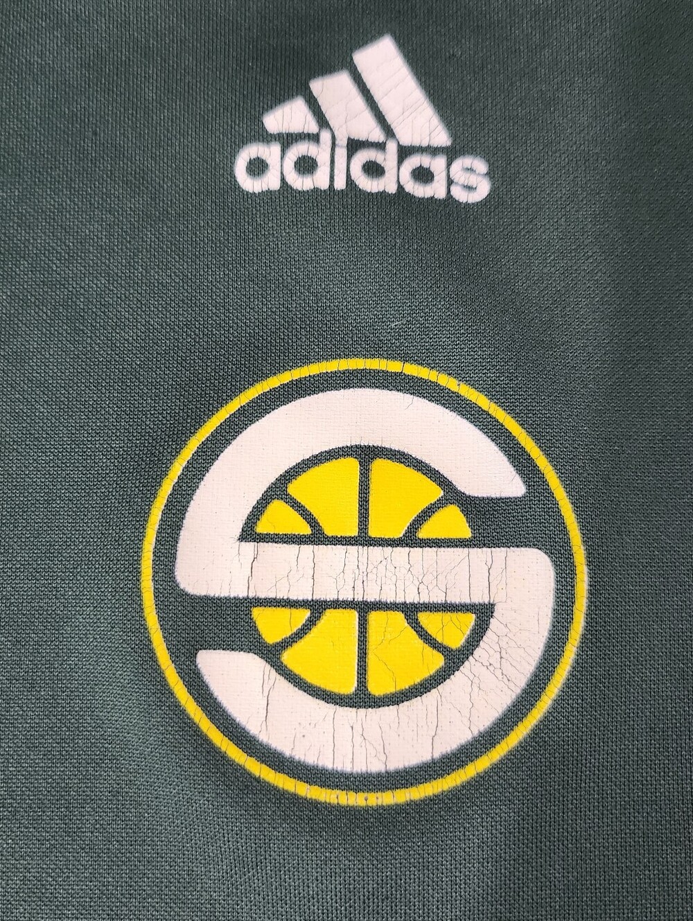 NBA Fusion Team Warm-up Jersey Seattle Super Sonics Size 3X Y2K Throwback